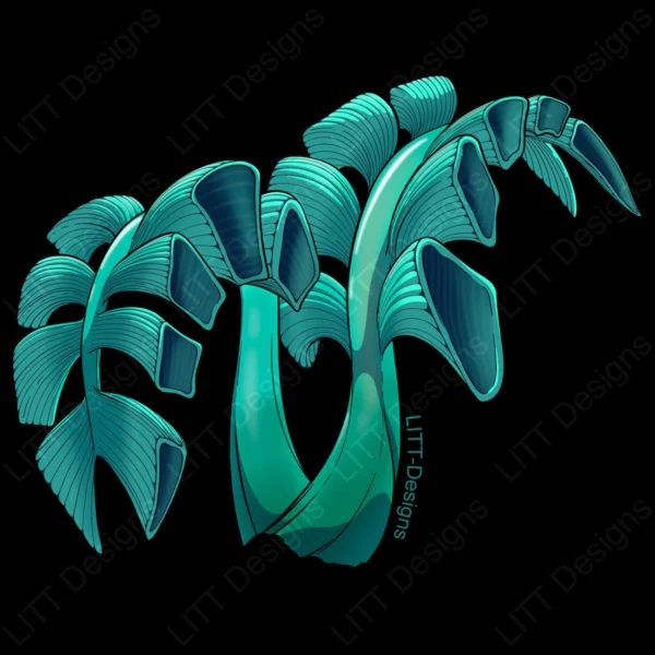 Sirens Fern Digital Illustration - LITT Designs
