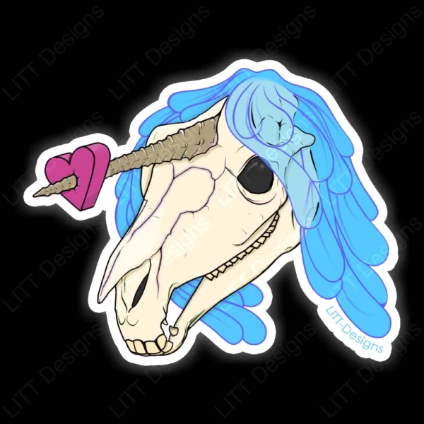 Skellikorn Sticker - LITT Designs