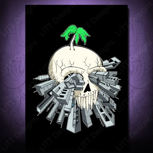 Skull Art Print - LITT Designs