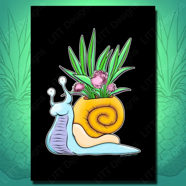 Snail Art Print - LITT Designs