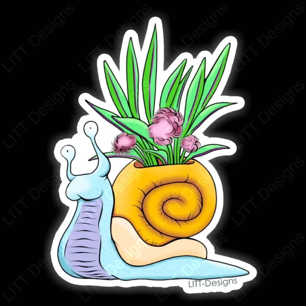 Snail Sticker - LITT Designs