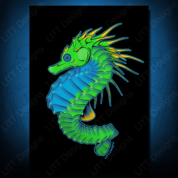 Spikehorse Art Print - LITT Designs