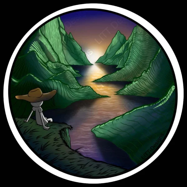Sunset Sticker - LITT Designs