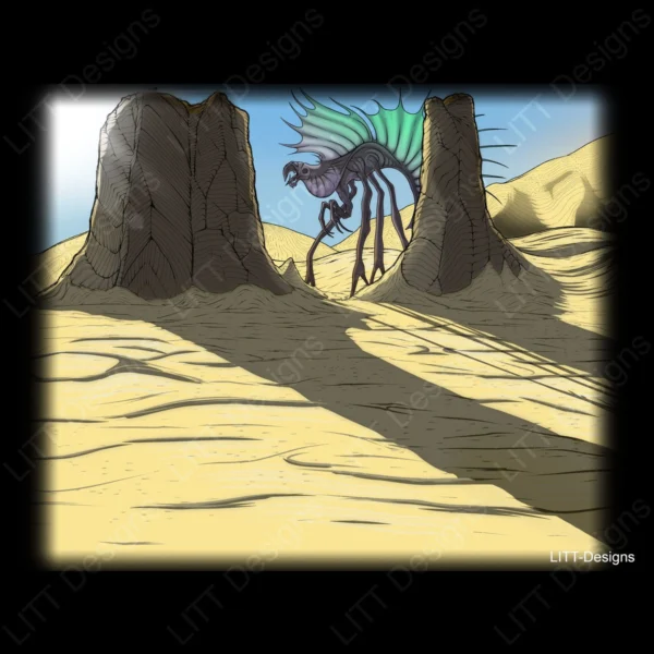 sunwalker Digital Illustration - LITT Designs