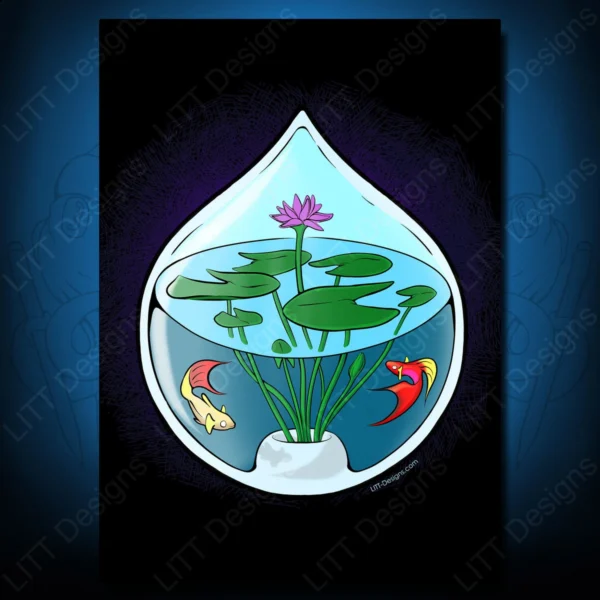 Teardrop Art Print - LITT Designs