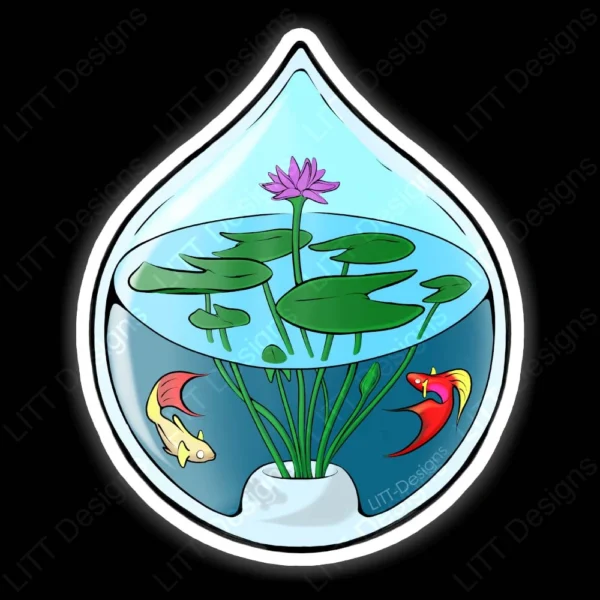 Teardrop Sticker - LITT Designs