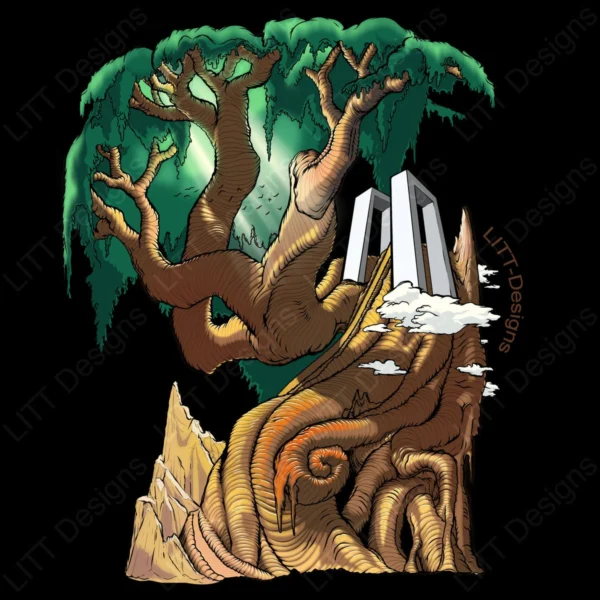 Temple Digital Illustration - LITT Designs