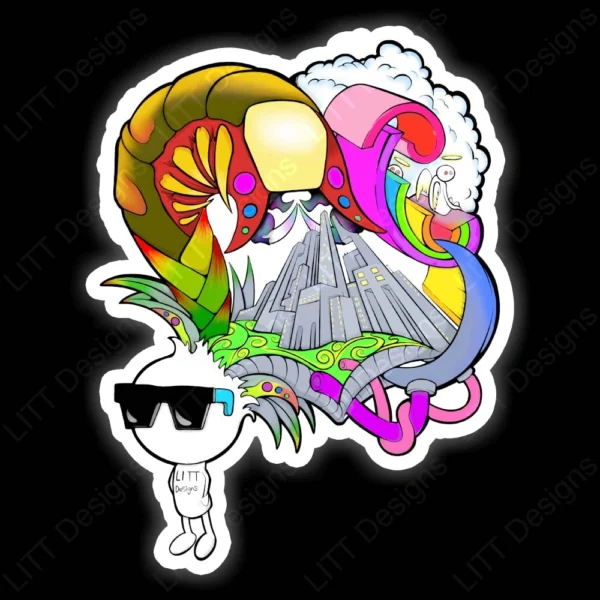 Thinker Sticker - LITT Designs