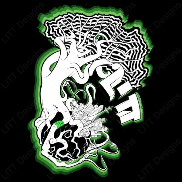 Tree Digital Illustration - LITT Designs