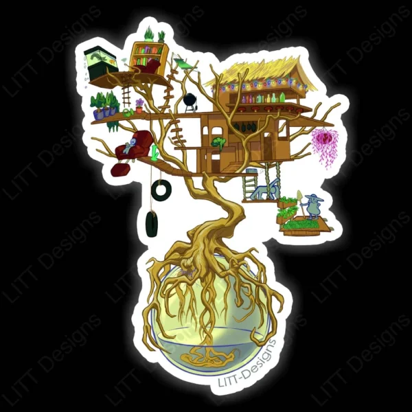 Treehouse Sticker - LITT Designs