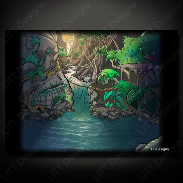 Waterfall Art Print - LITT Designs