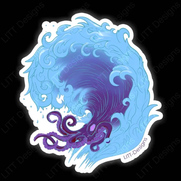 Wave Sticker - LITT Designs