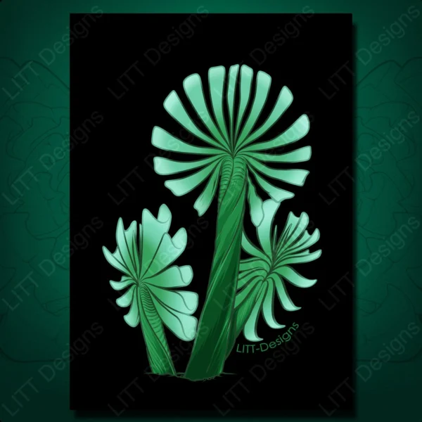 Windmill Jade Art Print - LITT Designs