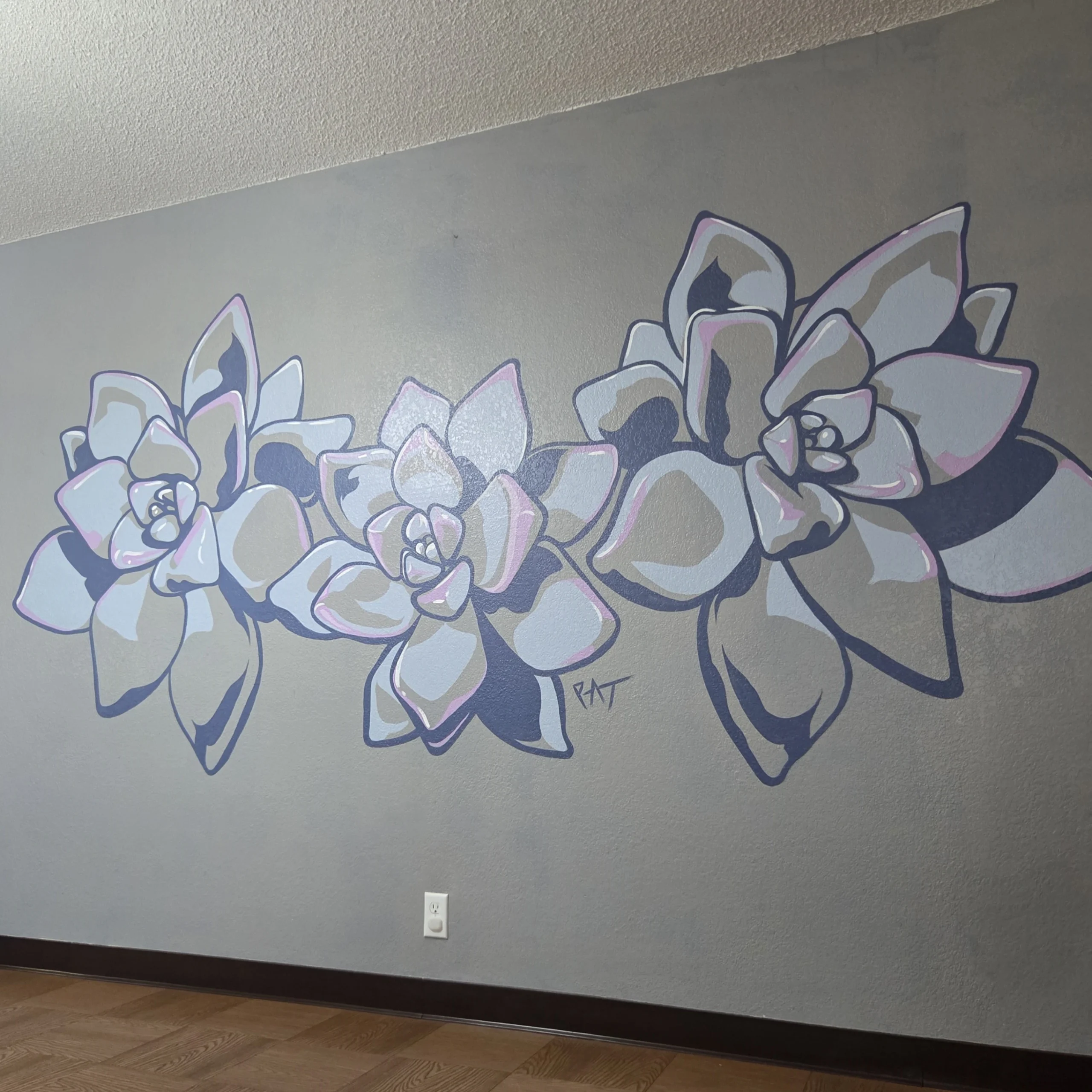 Small residential mural by LITT Designs